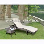 Outdoor Furniture Wicker Rattan Beach Chair Sun Lounger