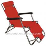 promotional folding steel deck chair
