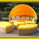 outdoor rattan sun bed SCRB-016