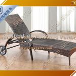 Classic Outdoor Furniture Black Rattan Lounge