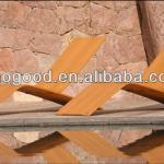 double outdoor wooden chaise lounger OC1001-OC1001