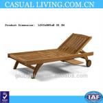 Outdoor Leisure Wooden Sun lounger-R83-006W