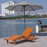 Outdoor beach wooden chair/Sun Lounger/Outdoor bed (BF10-W10)-BF10-W10