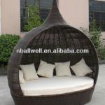 2014 NEW DESIGN MODERN SYNTHETIC WICKER DAYBED,AWRF5129,METAL FURNITURE,UV-RESISTANT,MANUFACTURER