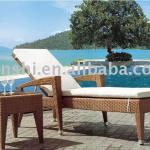 Rattan beach chair