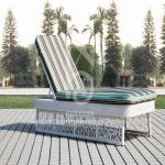 luxury design outdoor chaise lounge 3906L-HY-3906L