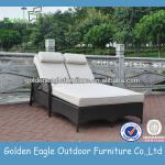 Cane poolside leisure waterproof Rattan aluminium beach chair-TY0004