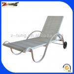 ZT-4027L aluminum PE rattan/wicker swing pool sunbed