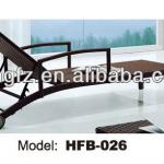 2013 Hot sale Creative rattan elegant chaise lounge-HFB-026