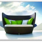 Poly Rattan Sun Lounger, Waterproof Sun Lounger Cushion