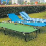 steel foldable camping bed, portable beach bed