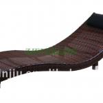 OUTDOOR RATTAN SUNBED/GARDEN LEISURE RATTAN SUNBED-ITEM:100016