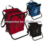 Promotional Travel Folding Cooler Chair, Customized Cooler Bag Chair