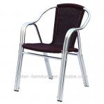 Outdoor Double Legs Pe Rattan Beach Chair