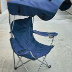 Brand New Outdoor/Beach foldable camping chair with shade/sun canopy
