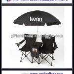 Beach umbrella set fishing chair