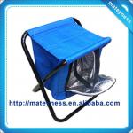 Foldable outdoor picnic cooler fishing chair