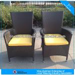 Outdoor dinning furniture synthetic wicker reclining chair