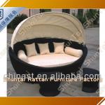 New 2013 PE Wicker outdoor furniture sunbed with table-515
