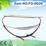 Leisure Popular Hammock high quality wooden hammock with canopy