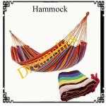 2013 New Canvas / Nylon Hammock Hang Sleeping Bed Outdoor Camping Travelling with same color scheme sack