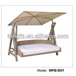 Fashion rattan outdoor hammock swing bed furniture