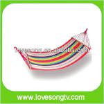 New Color Striped Outdoor single Camping hammock-LS1160