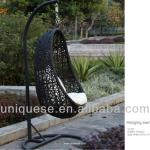 Steel wicker hanging swing chair sleeping hammock