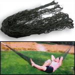 Army Green Portable Camping Outdoor Mesh Nylon Hammock