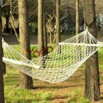 High Quality Camping Outdoor Foldable And Portable Cotton Rope Hammock Swing Bed-K00167