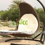 outdoor rattan swing chair