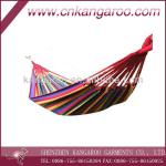 The thick canvas stripe double hammock travel camping camping equipment outing beach barbecue swing