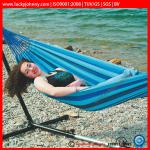 outdoor handmade cotton hammock for single person-#21140