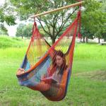 Outdoor Camping Cotton Parachute Hammock,cotton woven hammock