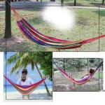 Camping One Person Canvas Outdoor Hammock