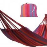 Striped Canvas Single Hammock