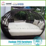 2013 high class outdoor rattan garden bed