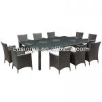 2014 New Style outdoor wicker balcony new style dining table set
