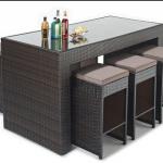 Modern rattan used pub furniture chair outdoor bar stool