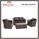 cheap rattan modern sofa set/wicker outdoor furniture rattan sofa set WJK-RR-004