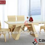 2013 new garden PE rattan wicker 6 Seats Dining set-TF-9115