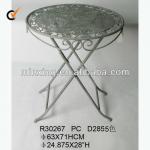 2013 Antique metal cheap outdoor table-R30267