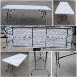 High quality retangle plastic folding table YC-T37