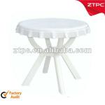 PP Plastic outdoor beer table white