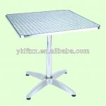 aluminum resturant square table