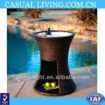 New Products Very Functional Rattan Cool Bar Outdoor Accessory