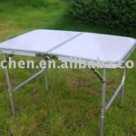 Portable folding table