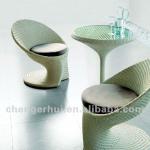 patio rattan/wicker furniture swinming poor rattan table/chair set (Model: DH-9599)