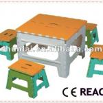 2013 Outdoor cheap square plastic folding table