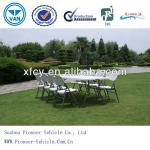 2014 8ft plastic/portable/garden/banquet/outdoor table(ISO approved)